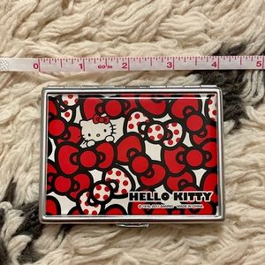 Vintage Hello Kitty stainless steel card holder